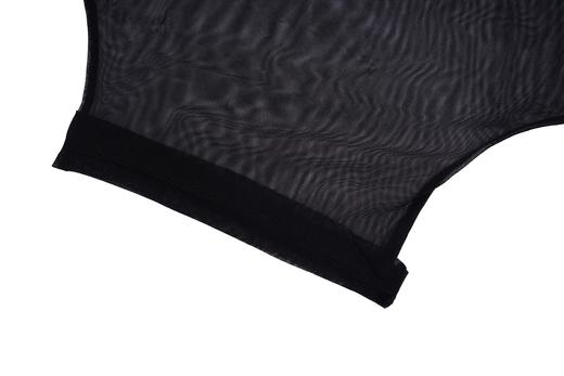 【S3M3】臣禾黑色网纱打底衫9213056076 商品图1