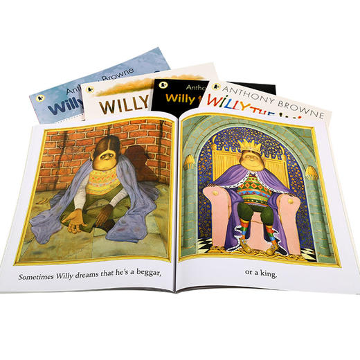 【小彼恩出品】Anthony Browne's Willy Series安东尼·布朗 大猩猩威利系列 套装 5册 英文原版 点读版 （专属V5） 商品图4