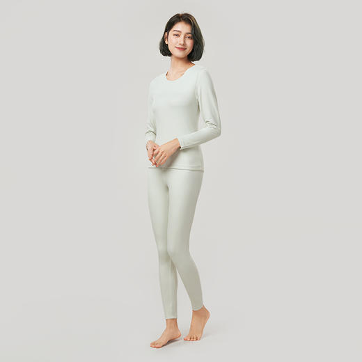 都市丽人舒暖保暖衣女负5至5度适穿舒绒棉发热纤维保暖衣中厚款套装秋衣秋裤LW31B6 商品图2