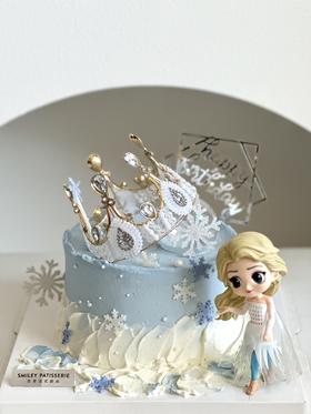 主题奶油蛋糕 | 鲜果原味奶油 - 艾莎公主