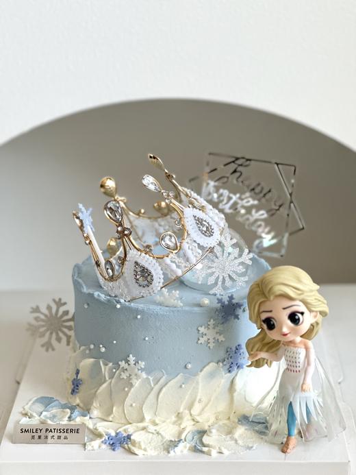主题奶油蛋糕 | 鲜果原味奶油 - 艾莎公主 商品图0