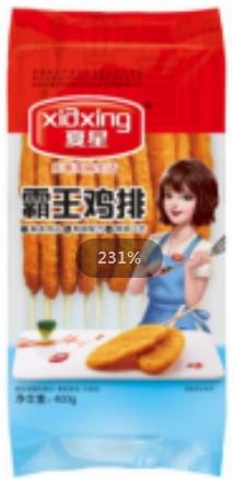 夏新霸王鸡排400g 商品图0