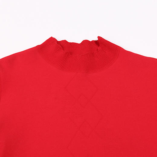 都市丽人超级暖臻暖保暖衣负15度以下适穿德绒提花复合绒女士保暖衣加厚款套装新年本命年红品LW32A8 商品图6