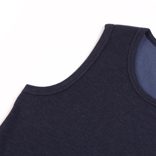 都市丽人都市锋尚强暖保暖内衣男负15至负5度适穿雪花一体绒保暖背心厚款单件背心秋衣新年本命年红品FW34D1 商品图7