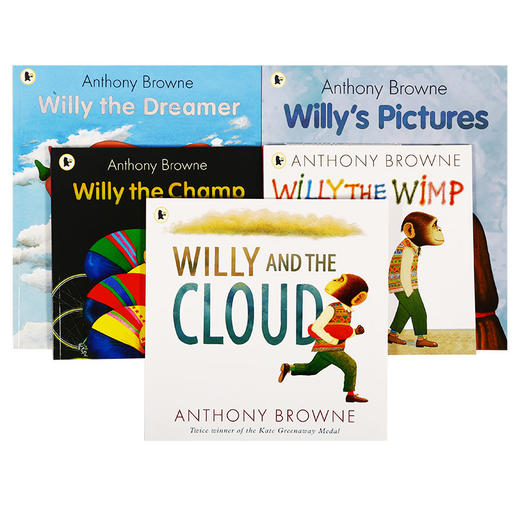 【小彼恩童书】Anthony Browne's Willy Series安东尼·布朗 大猩猩威利系列 套装 5册 英文原版 点读版 商品图3