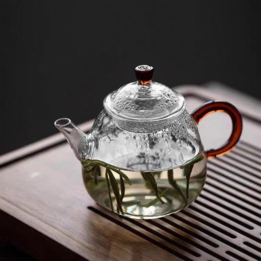 璃享福气壶（梦露）高硼硅玻璃茶壶 迷你泡茶壶功夫茶具小壶花茶壶透明带过滤小号 商品图8