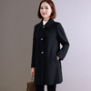 双面羊绒外套，女中长款新款秋冬小个子中老年妈妈羊毛呢子大衣QB-AZ9932 商品缩略图1
