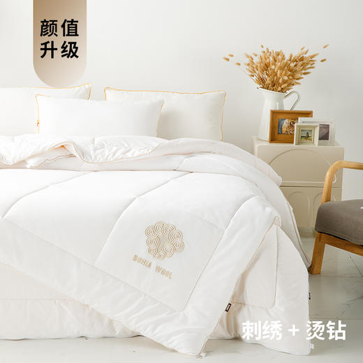 多喜爱 馨柔澳毛蓄热暖肤子母被cs 商品图9