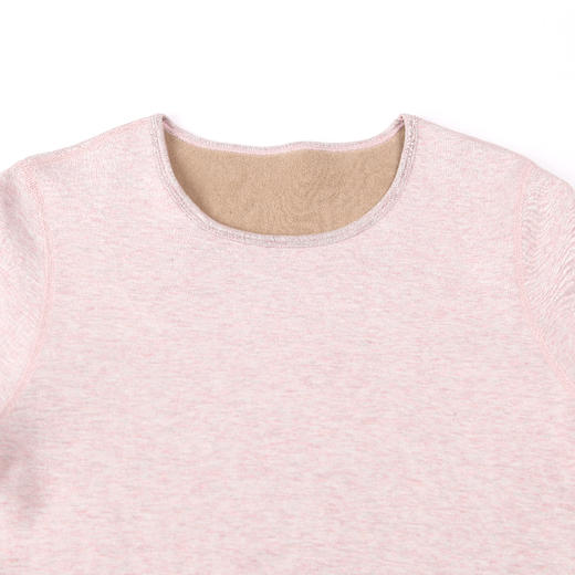 都市丽人强暖保暖衣女负15至负5度适穿优可丝抗菌复合绒保暖衣加厚款套装秋衣秋裤LW32A4 商品图6