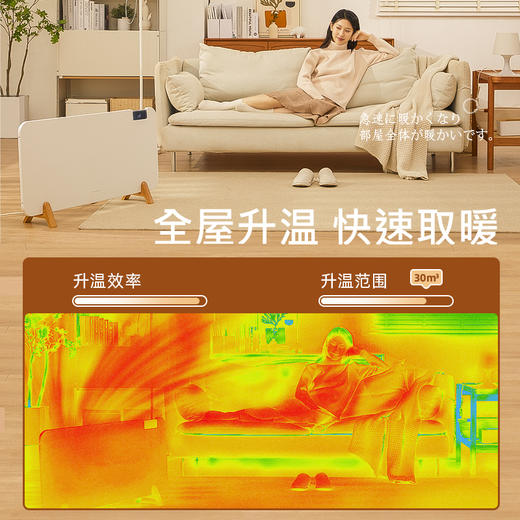 amadana大平板对流式智能电采暖-HCO8 商品图1