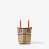 【一】BURBERRY 巴宝莉 女士迷你 London 托特包 格子 8070461 A7026 商品缩略图0