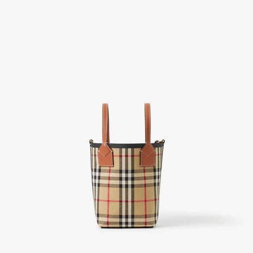 【一】BURBERRY 巴宝莉 女士迷你 London 托特包 格子 8070461 A7026 商品图0