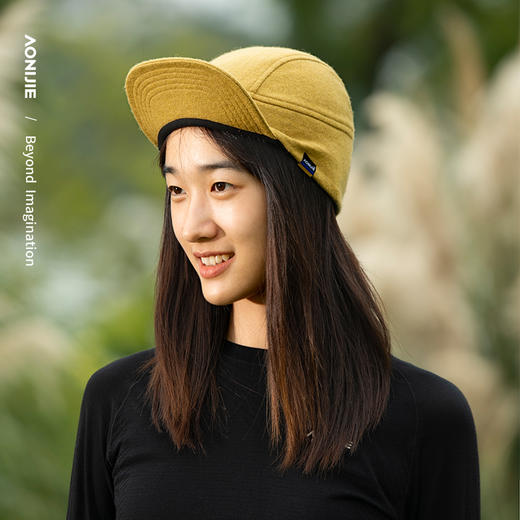 奥尼捷新款羊毛帽护耳防风运动羊毛帽户外跑步骑行护耳保暖运动帽 商品图1