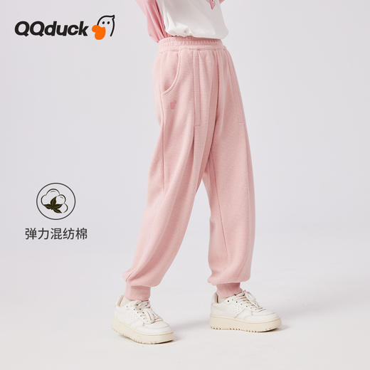 【清仓捡漏】【120-165】【可可鸭】女童裤子束脚裤长裤儿童直筒卫裤 商品图0