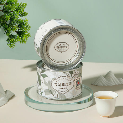 正山堂骏眉中国 茉莉花红茶特级红茶自己喝茶叶罐装冷泡茶50g 商品图7