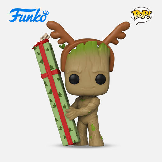 Funko POP The Guardians of the Galaxy Groot银河护卫队圣诞特别篇树人格鲁特手办 64332 商品图0