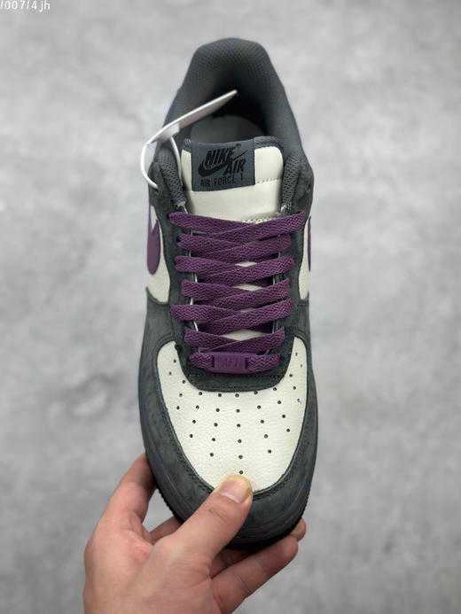 秋冬特惠💰430 公司级 Nike Air Force 1 Low ’07 “Grey purple ”“灰紫雾”空军一号低帮休闲板鞋 商品图1