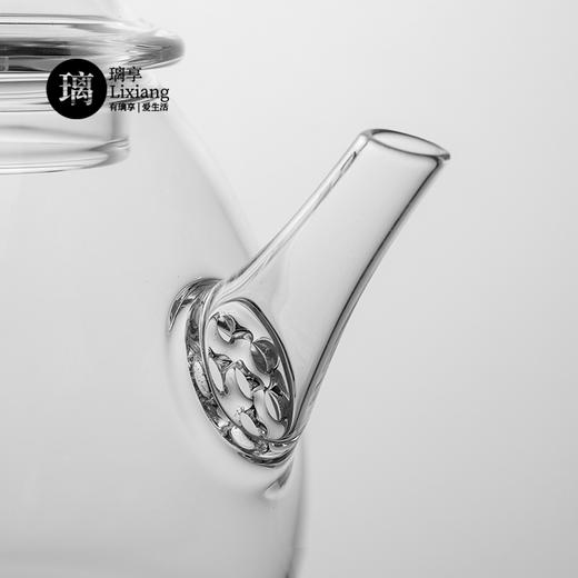 璃享福气壶（梦露）高硼硅玻璃茶壶 迷你泡茶壶功夫茶具小壶花茶壶透明带过滤小号 商品图2