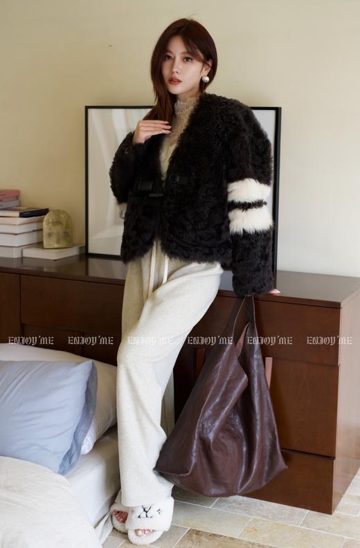 冬季林间麋鹿拼接皮草 154876582 商品图3