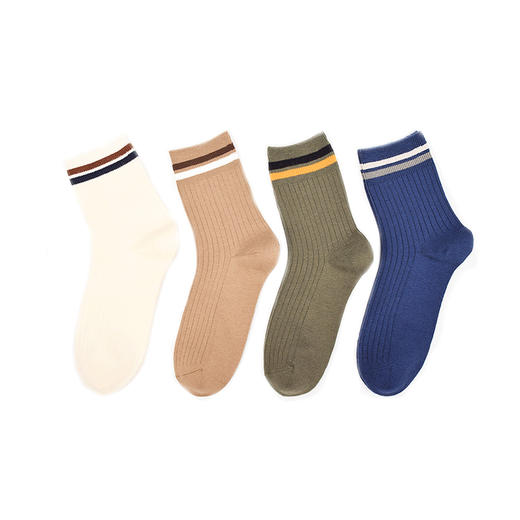 都市丽人都市锋尚休闲系列羊毛中筒袜厚款男士常规袜袜子FC3EB1 商品图1