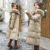 真毛领时尚宽松休闲白鸭绒狐狸毛领羽绒服外套HRYZ9035 商品缩略图0