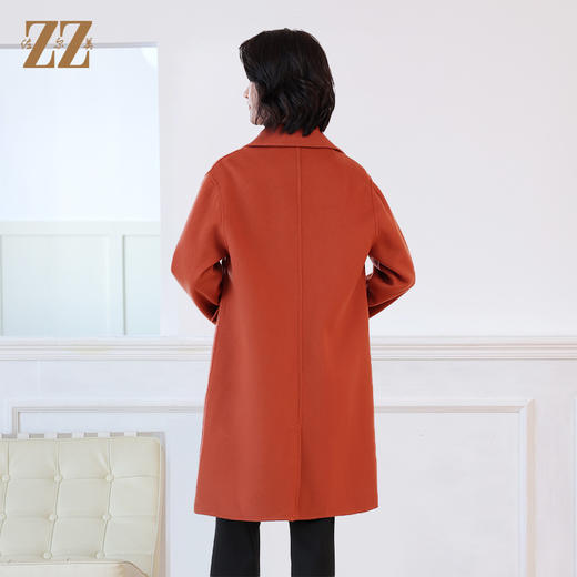 佐尔美秋冬新款 简约时尚羊毛双面呢大衣女E24SM09 商品图4