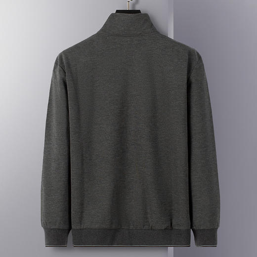 罗蒙春秋立领夹克外套男士休闲百搭运动通勤微弹抗皱长袖外套男 商品图1