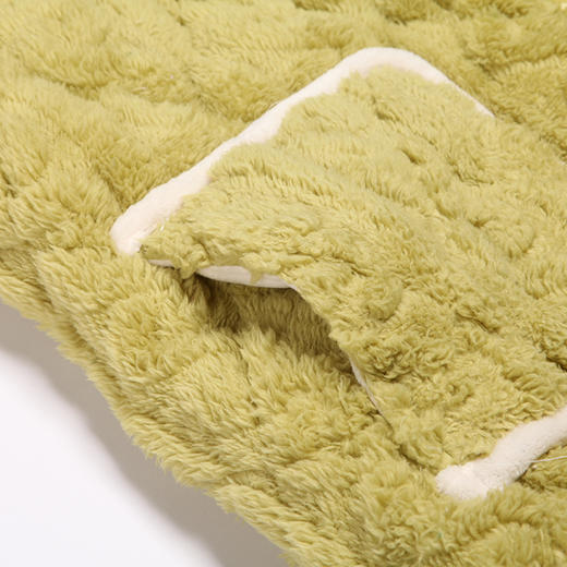 都市丽人舒适外出女士睡衣北极绒提花夹棉加厚款长袖长裤类家居服套装LH31L4 商品图6