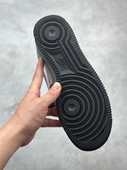 秋冬特惠💰430 公司级 Nike Air Force 1 Low ’07 “Grey purple ”“灰紫雾”空军一号低帮休闲板鞋 商品图8