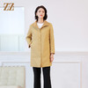 佐尔美秋冬新款 时尚双面穿菱形格羊毛双面呢棉服外套女E24SM02 商品缩略图0