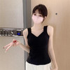 【德绒保暖内衣！温暖挡风】秋冬新款女自带胸垫防寒背心，发热百搭无痕免穿打底衫，独特胸垫设计，凸显曲线美；暖背心发热，寒冷不再侵袭；潮流与舒适并存 商品缩略图4