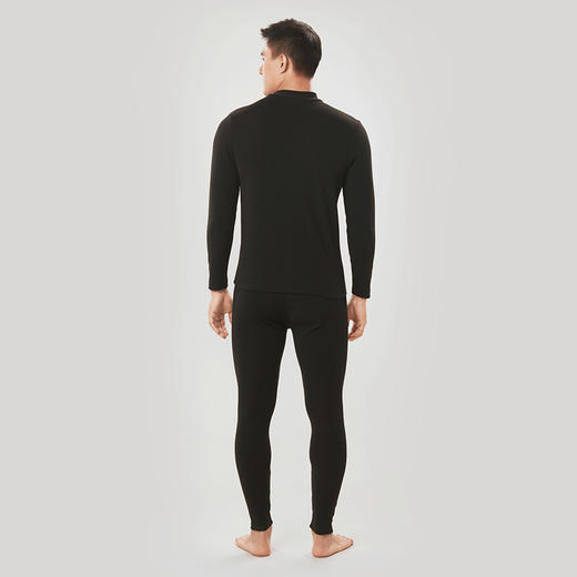 都市丽人都市锋尚舒暖保暖内衣男负5至5度适穿阳离子磨毛绒保暖衣中厚款套装秋衣秋裤FW31C8 商品图2