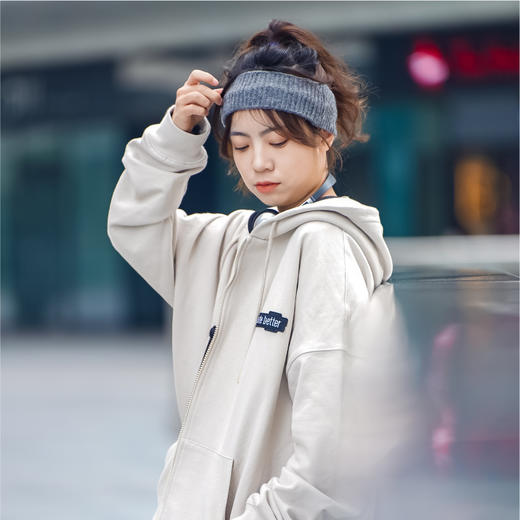 1024系列拉链连帽卫衣 商品图3