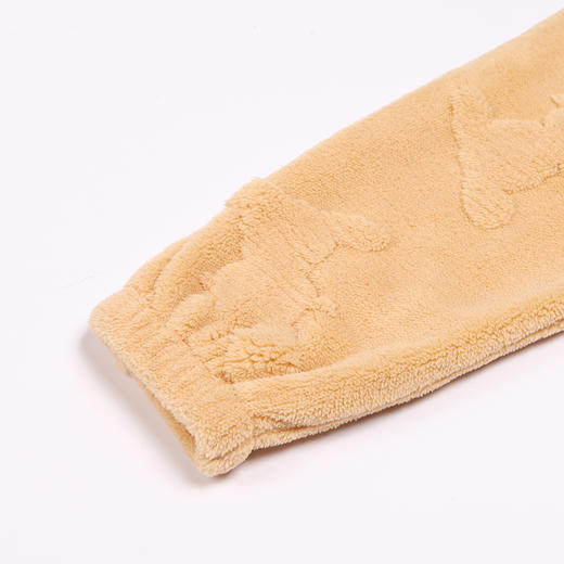 都市丽人生活家居女士睡衣长毛绒提花法兰绒厚款长袖长裤类家居服套装LH31H9 商品图7