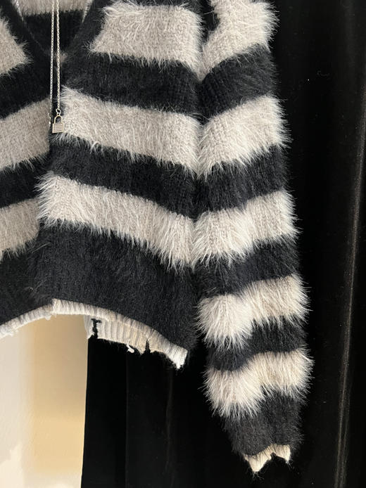 长毛水貂开衫 商品图10