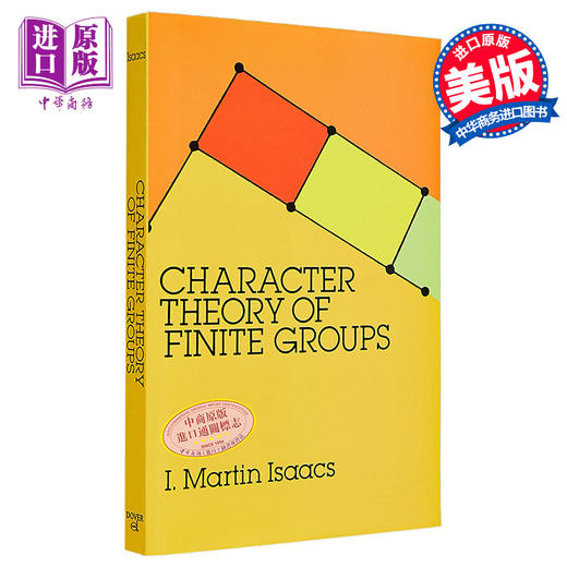 【中商原版】有限群的特征论 Character Theory of Finite Groups 英文原版 I Martin Marty 数学 数据库推导特征 商品图0