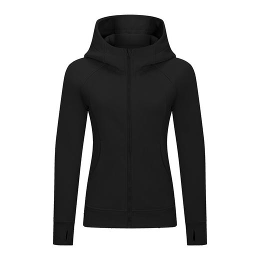 【SCA连帽运动外套！防风锁温】新款加厚保暖卫衣女，户外休闲外穿瑜伽训练健身夹克，亲肤面料 适用多场景 一体连帽  虎口指套 商品图12