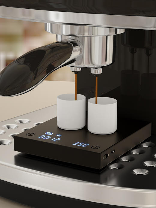 泰摩黑镜BASIC+咖啡电子秤 意式手冲器具专用 咖啡豆克称称重计时 商品图4