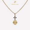 【王悦伊&央视主持人刘芳菲同款】Retro Chic意大利复古首饰 古罗马古币系列  圣球项链 商品缩略图0