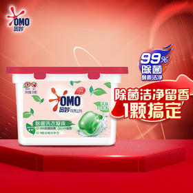 奥妙自然工坊除菌洗衣凝珠清新白茶香400g（50颗）