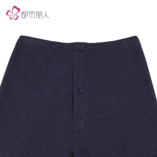 都市丽人都市锋尚舒暖打底裤秋裤负5至5度适穿雪花一体绒九分裤厚款男士双层打底保暖裤FL34A4 商品图5