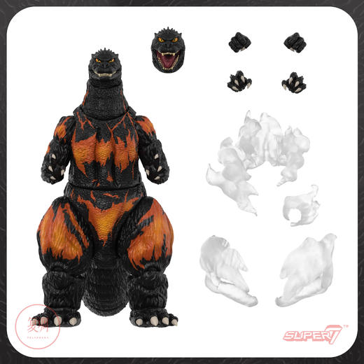 现货 Super7 东宝哥斯拉终极版系列2 哥斯拉1995 机械哥斯拉 商品图9