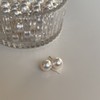 韩国fever同款925银正圆强光炫彩复古港风气质施家水晶大珍珠耳钉 商品缩略图9