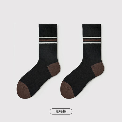 都市丽人都市锋尚休闲系列宝宝绒中筒袜厚款男士常规袜袜子FC3DE9 商品图5