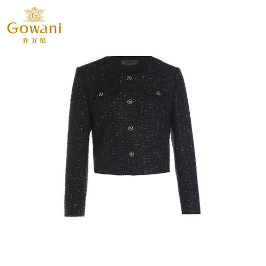 乔万尼小香风外套冬季新款绵羊毛精致高级感法式ET4B885 商品图4