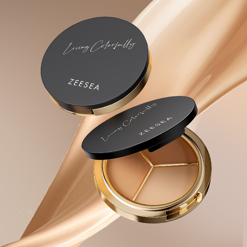 [遮瑕膏]【49.9任选3件 | 79.9任选5件 | 专区满3件送唇釉】ZEESEA滋色修颜无痕三色遮瑕膏 3g