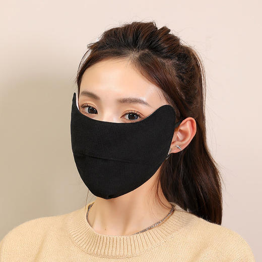 「9.9元包邮！数色可选」口罩女士秋冬季保暖防寒加大加厚面罩护眼角透气冬天骑行面罩配饰 商品图2