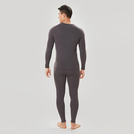 都市丽人都市锋尚强暖保暖内衣男负15至负5度适穿藏红花护暖发热纤维保暖衣厚套装秋衣秋裤FW31B6 商品图3