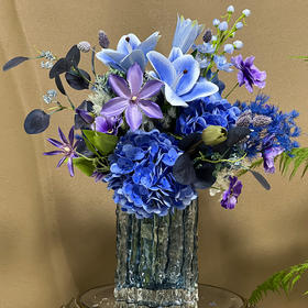 普鲁士蓝仿真花