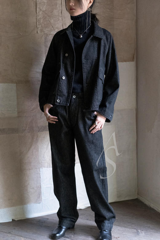MHL  日版靛蓝色/黑色Canton Denim牛仔裤 商品图2